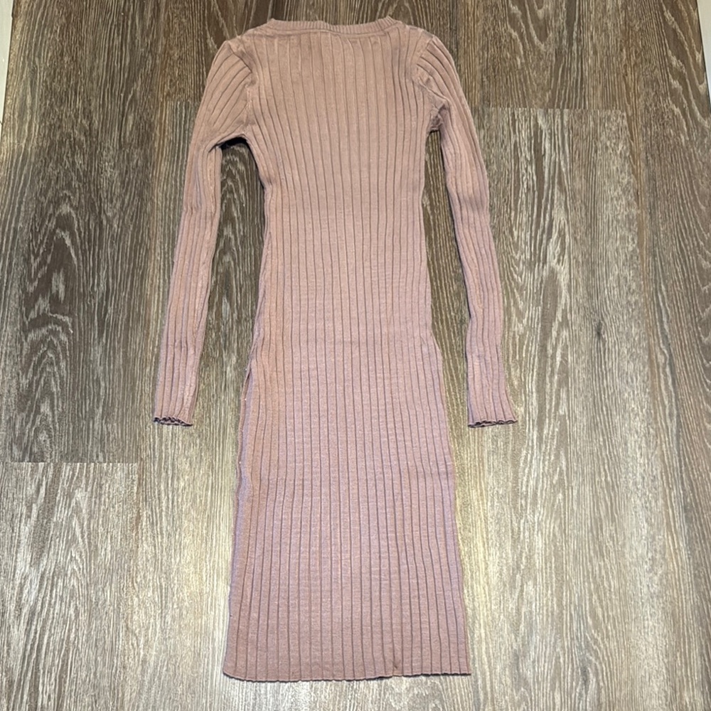 Windsor Ribbed Long Sleeve Dress - Picture 4 of 4